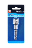 BLUE SPOT TOOLS 1/4" HEX TO 1/2" SOCKET ADAPTOR - Bargain LAB