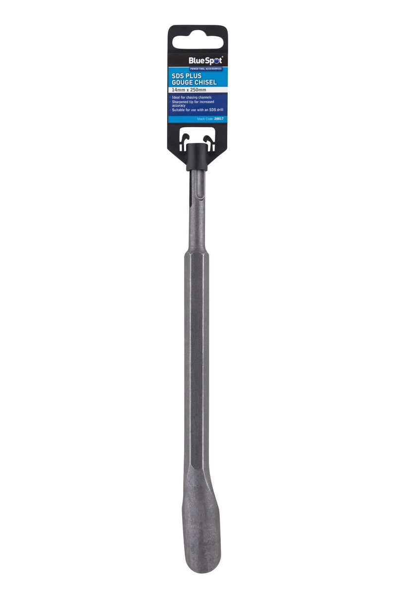 BLUE SPOT TOOLS 14MM X 250MM SDS PLUS GOUGE CHISEL - Premium Building Tools from BLUE SPOT - Just £5.99! Shop now at Bargain LAB