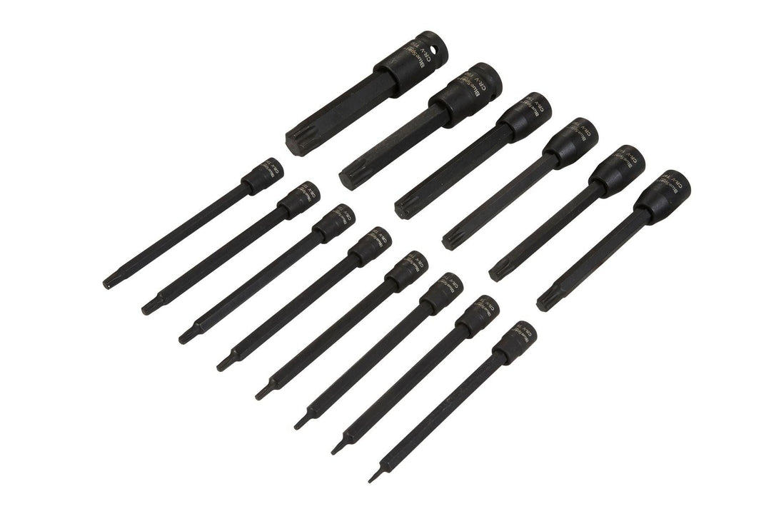 BLUE SPOT TOOLS 15 PCE 1/4" 3/8" 1/2" EXTRA LONG IMPACT TORX BIT SOCKETS - Premium Automotive from BLUE SPOT - Just £23.95! Shop now at Bargain LAB