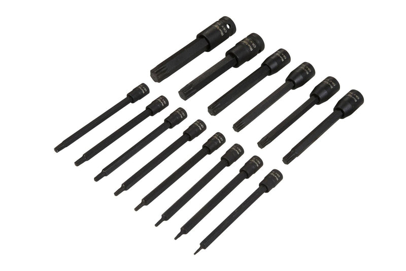 BLUE SPOT TOOLS 15 PCE 1/4" 3/8" 1/2" EXTRA LONG IMPACT TORX BIT SOCKETS - Premium Automotive from BLUE SPOT - Just £23.95! Shop now at Bargain LAB