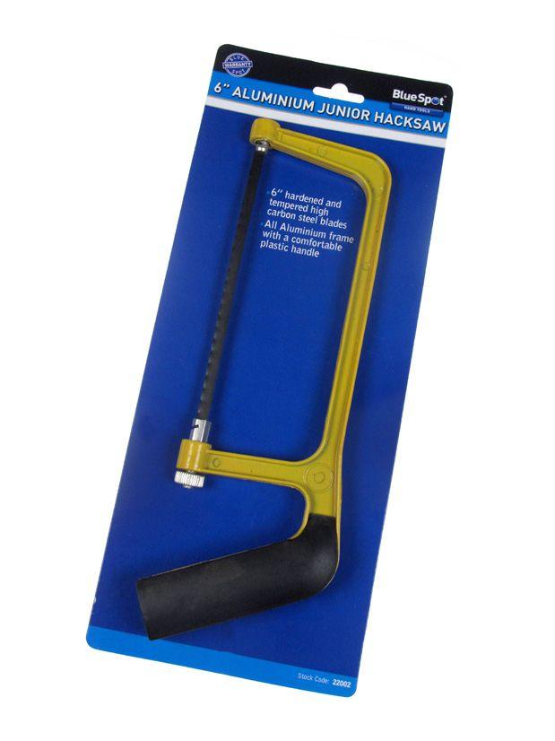 BLUE SPOT TOOLS 150MM (6") ALUMINIUM JUNIOR HACKSAW - Premium Hand Tools from BLUE SPOT - Just £6.45! Shop now at Bargain LAB