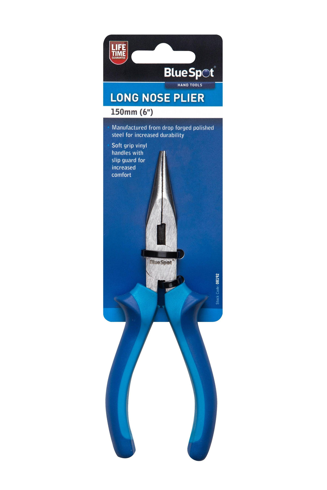 BLUE SPOT TOOLS 150MM (6") LONG NOSE PLIER - Premium Hand Tools from BLUE SPOT - Just £6.69! Shop now at Bargain LAB