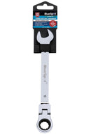 BLUE SPOT TOOLS 15MM CHROME VANADIUM RATCHET SPANNER FLEXIBLE HEAD (180°) - Premium Automotive from BLUE SPOT - Just £9.95! Shop now at Bargain LAB