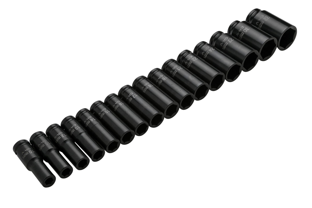 BLUE SPOT TOOLS 16 PCE 1/2" METRIC DEEP IMPACT SOCKETS (10-32MM) - Premium Automotive from BLUE SPOT - Just £49.95! Shop now at Bargain LAB