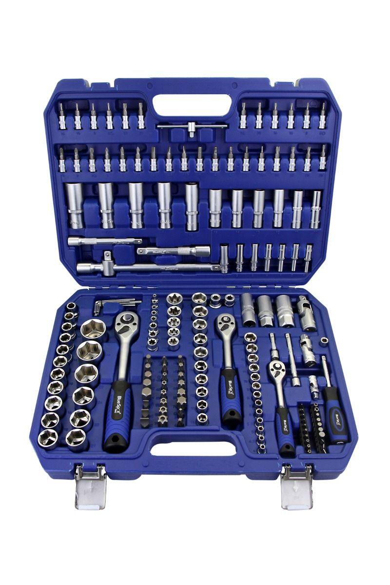 BLUE SPOT TOOLS 171 PCE METRIC 1/4", 3/8" & 1/2" SOCKET SET (1/4" 4-14MM) (3/8" 10-19MM) (1/2" 10-32MM) - Premium Automotive from BLUE SPOT - Just £129.99! Shop now at Bargain LAB