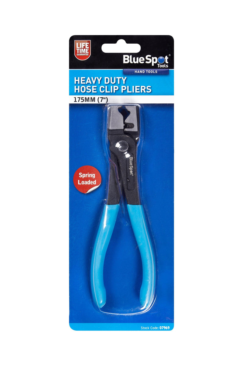 BLUE SPOT TOOLS 175MM (7") HEAVY DUTY HOSE CLIP PLIERS - Premium Hand Tools from BLUE SPOT - Just £9.19! Shop now at Bargain LAB