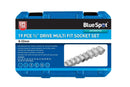 BLUE SPOT TOOLS 19 PCE 1/2" MULTI FIT SOCKET SET (8-32MM) - Premium Automotive from BLUE SPOT - Just £29.99! Shop now at Bargain LAB