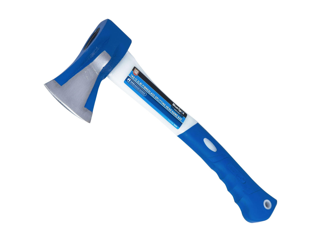 BLUE SPOT TOOLS 1KG (2.2LB) FIBREGLASS SPLITTING HEAD HAND AXE - Premium Hand Tools from BLUE SPOT - Just £13.99! Shop now at Bargain LAB