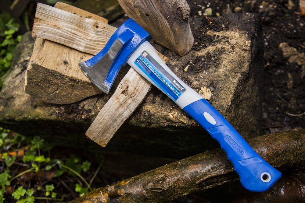 BLUE SPOT TOOLS 1KG (2.2LB) FIBREGLASS SPLITTING HEAD HAND AXE - Premium Hand Tools from BLUE SPOT - Just £13.99! Shop now at Bargain LAB
