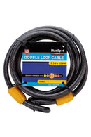 BLUE SPOT TOOLS 2.1M X 12MM DOUBLE LOOP CABLE - Premium Security from BLUE SPOT - Just £10.99! Shop now at Bargain LAB