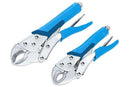 BLUE SPOT TOOLS 2 PCE 180MM & 250MM (7" & 10") SOFT GRIP NON-SLIP CURVED LOCKING PLIERS - Premium Hand Tools from BLUE SPOT - Just £13.99! Shop now at Bargain LAB