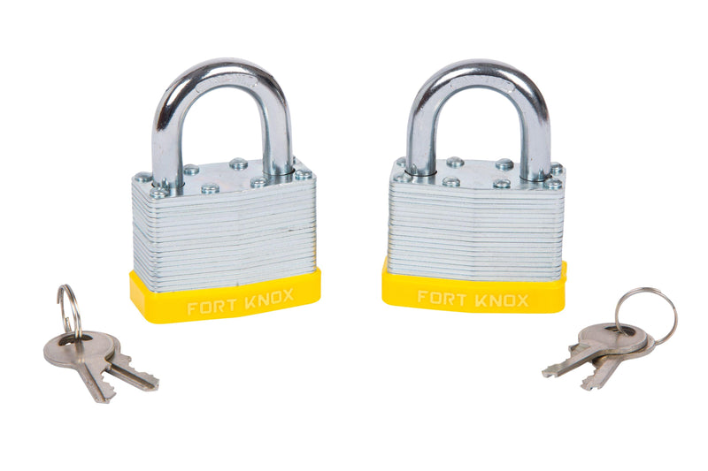 BLUE SPOT TOOLS 2 PCE 50MM LAMINATED KEYED ALIKE PADLOCKS - Premium Security from BLUE SPOT - Just £10.49! Shop now at Bargain LAB