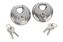 BLUE SPOT TOOLS 2 PCE 70MM DISCUS KEYED ALIKE PADLOCKS - Premium Security from BLUE SPOT - Just £16.99! Shop now at Bargain LAB