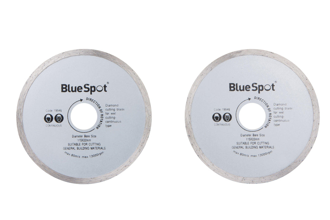 BLUE SPOT TOOLS 2 PCE CONTINUOUS RIM 115MM 4 5 DIAMOND DISCS blue-spot-tools-2-pce-continuous-rim-115mm-4-5-diamond-discs