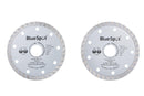 BLUE SPOT TOOLS 2 PCE TURBO 115MM (4.5") DIAMOND DISCS - Bargain LAB