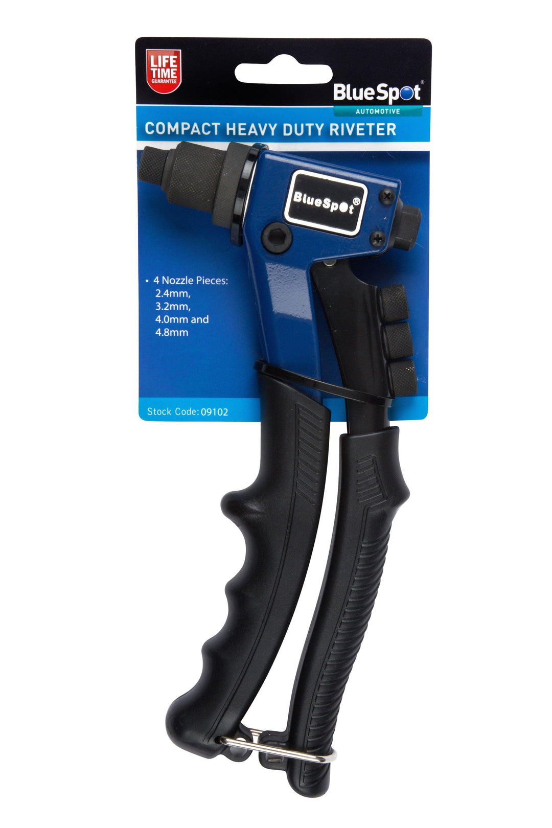 BLUE SPOT TOOLS 200MM (8") COMPACT HEAVY DUTY RIVETER - Premium Engineering and Metalwork from BLUE SPOT - Just £18.99! Shop now at Bargain LAB