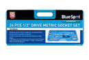 BLUE SPOT TOOLS 24 PCE 1/2" METRIC SOCKET SET (10-32MM) - Premium Automotive from BLUE SPOT - Just £49.99! Shop now at Bargain LAB