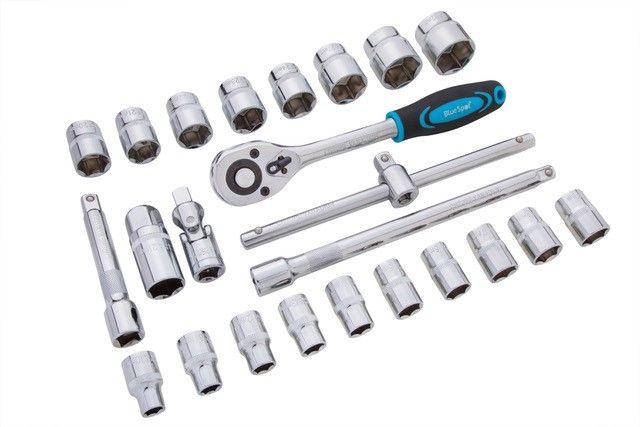 BLUE SPOT TOOLS 24 PCE 1/2" METRIC SOCKET SET (10-32MM) - Premium Automotive from BLUE SPOT - Just £49.99! Shop now at Bargain LAB