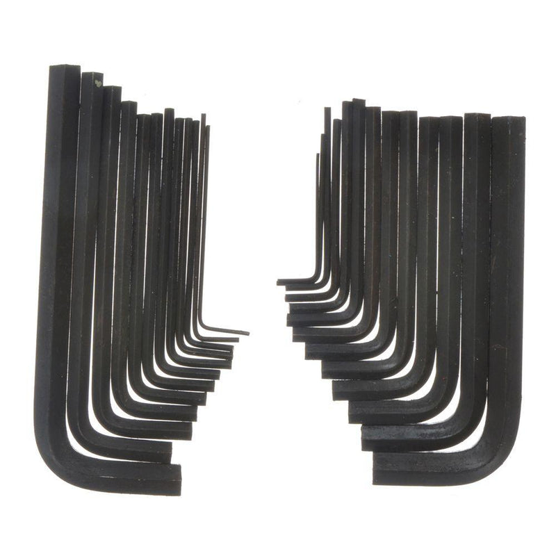 BLUE SPOT TOOLS 25 PCE METRIC AND IMPERIAL HEX KEY WRENCH SET WITH POUCH (1-10MM) (3/64"-3/8") - Premium Hand Tools from BLUE SPOT - Just £8.99! Shop now at Bargain LAB