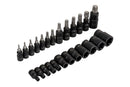 BLUE SPOT TOOLS 25PCE TORX BIT AND E SOCKET SET 1/4"-3/8"-1/2" - Premium Automotive from BLUE SPOT - Just £13.99! Shop now at Bargain LAB