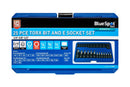 BLUE SPOT TOOLS 25PCE TORX BIT AND E SOCKET SET 1/4"-3/8"-1/2" - Premium Automotive from BLUE SPOT - Just £13.99! Shop now at Bargain LAB