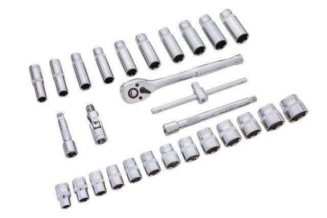 BLUE SPOT TOOLS 28 PCE 3/8" METRIC SOCKET SET (8-24MM) - Premium Automotive from BLUE SPOT - Just £49.99! Shop now at Bargain LAB