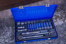 BLUE SPOT TOOLS 28 PCE 3/8" METRIC SOCKET SET (8-24MM) - Premium Automotive from BLUE SPOT - Just £49.99! Shop now at Bargain LAB