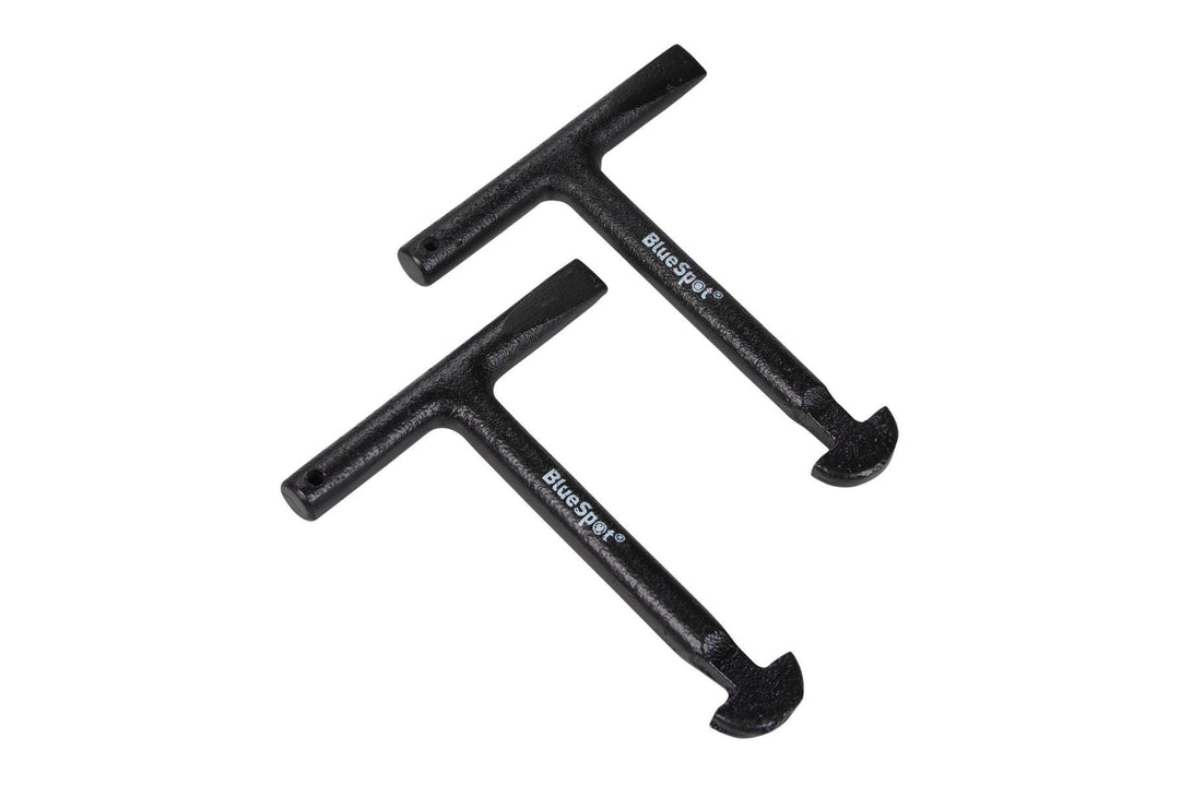 BLUE SPOT TOOLS 2PCE 115MM (4 1/2") MANHOLE COVER KEYS - Premium Hand Tools from BLUE SPOT - Just £6.99! Shop now at Bargain LAB