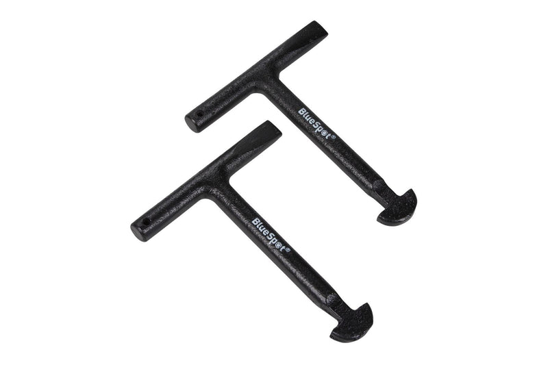 BLUE SPOT TOOLS 2PCE 115MM (4 1/2") MANHOLE COVER KEYS - Premium Hand Tools from BLUE SPOT - Just £6.99! Shop now at Bargain LAB