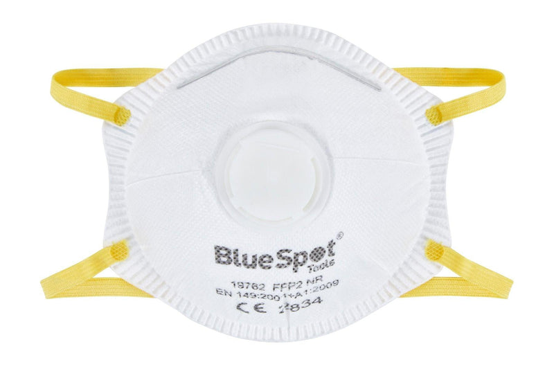 BLUE SPOT TOOLS 3 PCE FFP2 DUST MASK WITH VALVE - Premium Decorating from BLUE SPOT - Just £8.49! Shop now at Bargain LAB