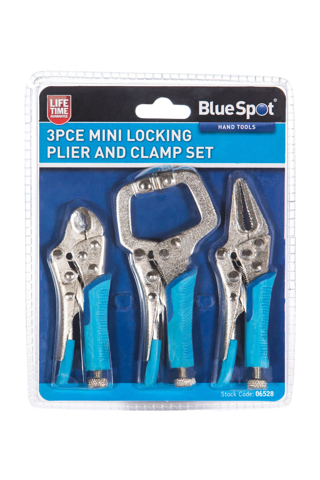 BLUE SPOT TOOLS 3 PCE MINI LOCKING PLIER AND CLAMP SET - Premium Hand Tools from BLUE SPOT - Just £11.99! Shop now at Bargain LAB