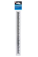 BLUE SPOT TOOLS 300MM (12") ALUMINIUM RULER - Premium Hand Tools from BLUE SPOT - Just £4.89! Shop now at Bargain LAB