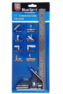 BLUE SPOT TOOLS 300MM (12") COMBINATION SQUARE - Premium Hand Tools from BLUE SPOT - Just £7.99! Shop now at Bargain LAB