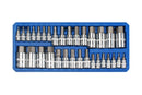 BLUE SPOT TOOLS 32 PCE 1/4" 3/8" & 1/2" HEX BIT SOCKET SET (2-19MM) (1/4"-9/16") - Premium Automotive from BLUE SPOT - Just £36.99! Shop now at Bargain LAB