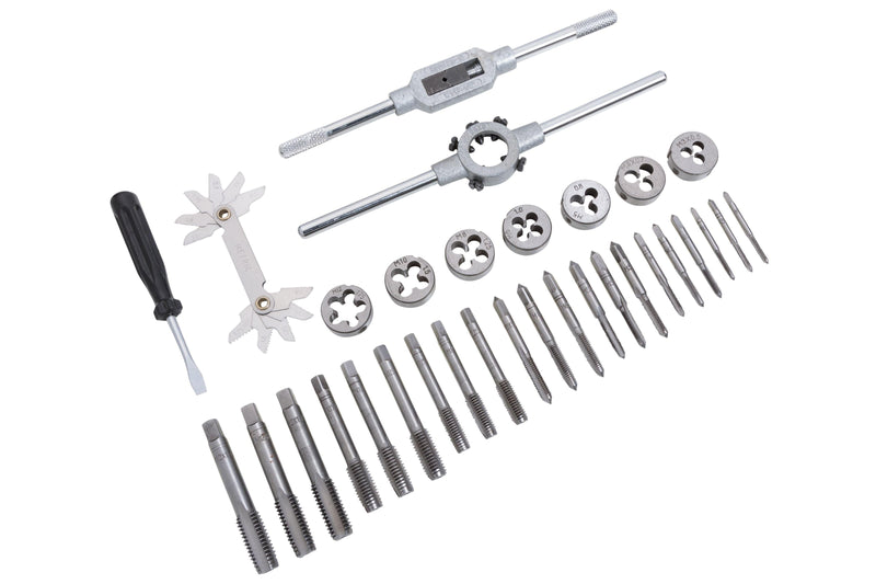 BLUE SPOT TOOLS 32 PCE METRIC TAP AND DIE SET (M3-M12) - Premium Engineering and Metalwork from BLUE SPOT - Just £34.99! Shop now at Bargain LAB