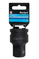 BLUE SPOT TOOLS 3/4" FEMALE TO 1" MALE IMPACT ADAPTOR - Premium Automotive from BLUE SPOT - Just £10.99! Shop now at Bargain LAB