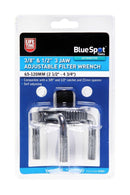 BLUE SPOT TOOLS 3/8" & 1/2" 3 JAW ADJUSTABLE FILTER WRENCH (65-120MM) - Premium Automotive from BLUE SPOT - Just £11.49! Shop now at Bargain LAB