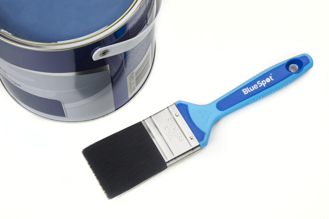 BLUE SPOT TOOLS 4" (100MM) SYNTHETIC PAINT BRUSH WITH SOFT GRIP HANDLE - Premium Decorating from BLUE SPOT - Just £6.45! Shop now at Bargain LAB