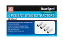 BLUE SPOT TOOLS 4 PCE 1/2" STUD EXTRACTORS (6-12MM) - Premium Automotive from BLUE SPOT - Just £22.99! Shop now at Bargain LAB