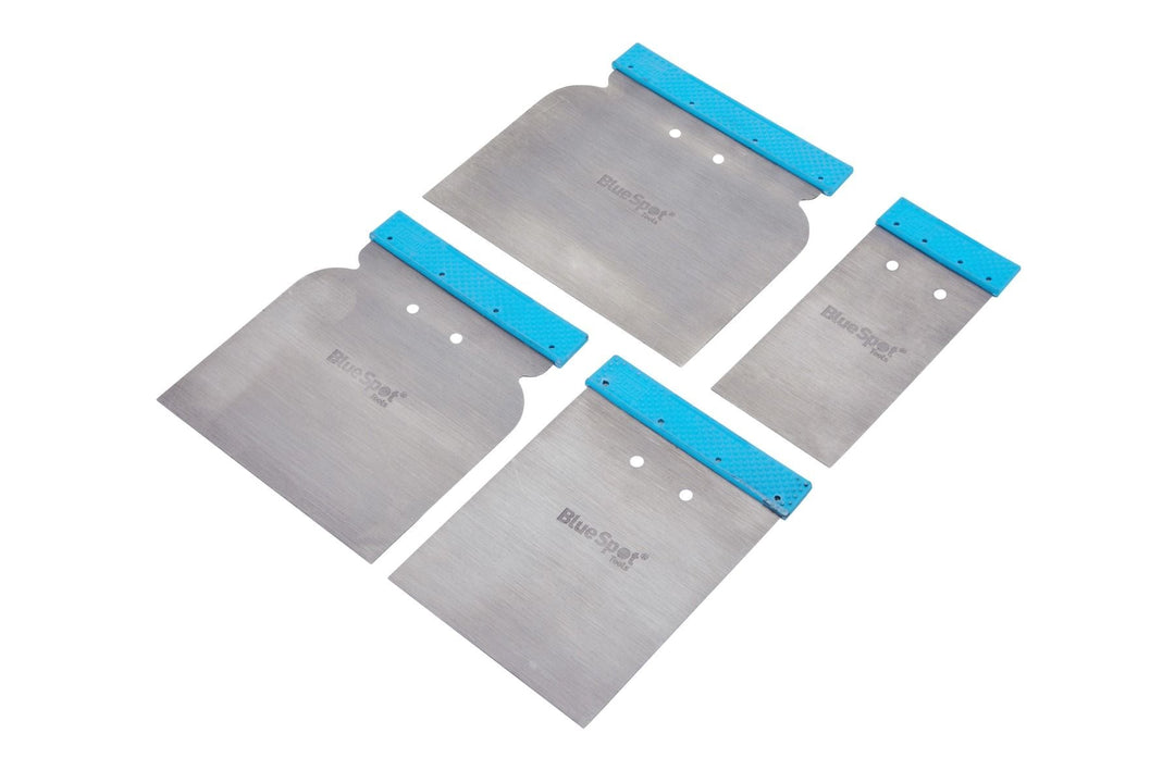 BLUE SPOT TOOLS 4 PCE FLEXIBLE FILLING BLADES (METAL) 50-120MM - Premium Decorating from BLUE SPOT - Just £4.99! Shop now at Bargain LAB