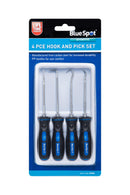 BLUE SPOT TOOLS 4 PCE HOOK AND PICK SET - Premium Automotive from BLUE SPOT - Just £6.45! Shop now at Bargain LAB