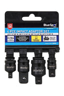 BLUE SPOT TOOLS 4 PCE IMPACT ADAPTOR SET - Premium Automotive from BLUE SPOT - Just £7.29! Shop now at Bargain LAB
