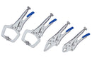 BLUE SPOT TOOLS 4 PCE MINI LOCKING PLIER SET - Premium Hand Tools from BLUE SPOT - Just £12.99! Shop now at Bargain LAB
