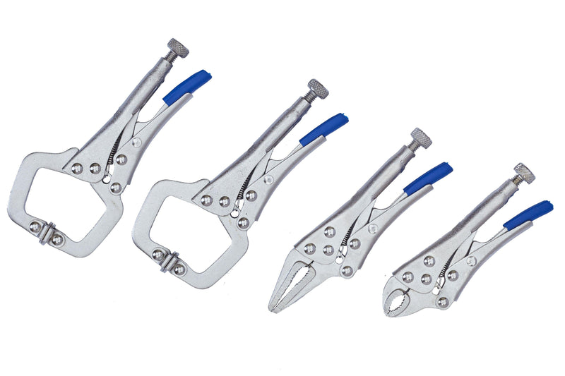 BLUE SPOT TOOLS 4 PCE MINI LOCKING PLIER SET - Premium Hand Tools from BLUE SPOT - Just £12.99! Shop now at Bargain LAB