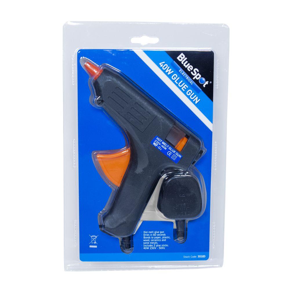 BLUE SPOT TOOLS 40 WATT GLUE GUN - Premium Hobby from BLUE SPOT - Just £9.99! Shop now at Bargain LAB