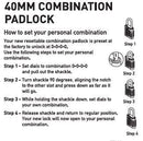 BLUE SPOT TOOLS 40MM COMBINATION PADLOCK - Premium Security from BLUE SPOT - Just £5.99! Shop now at Bargain LAB