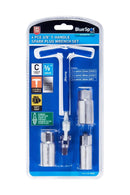 BLUE SPOT TOOLS 4PCE 3/8" T-HANDLE SPARK PLUG WRENCH SET - Premium Automotive from BLUE SPOT - Just £9.49! Shop now at Bargain LAB