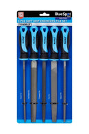 BLUE SPOT TOOLS 5 PCE 200MM (8") SOFT GRIP FILE SET - Premium Hand Tools from BLUE SPOT - Just £12.99! Shop now at Bargain LAB