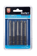 BLUE SPOT TOOLS 5 PCE 75MM (3&quot;) SCREWDRIVER BITS (PH-PZ SLOT) - Premium Hand Tools from BLUE SPOT - Just £5.29! Shop now at Bargain LAB