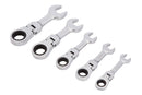 BLUE SPOT TOOLS 5 PCE FLEXIBLE STUBBY RATCHET SPANNER SET (10-19MM) - Premium Automotive from BLUE SPOT - Just £29.99! Shop now at Bargain LAB